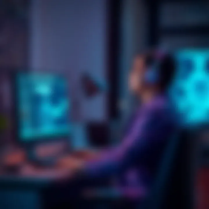 A person sitting at a computer looking frustrated while interacting with an AI chatbot on the screen, symbolizing confusion about AI responses.