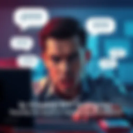 A person looking at a computer screen with a frown, surrounded by speech bubbles showing confused expressions regarding ChatGPT's answers
