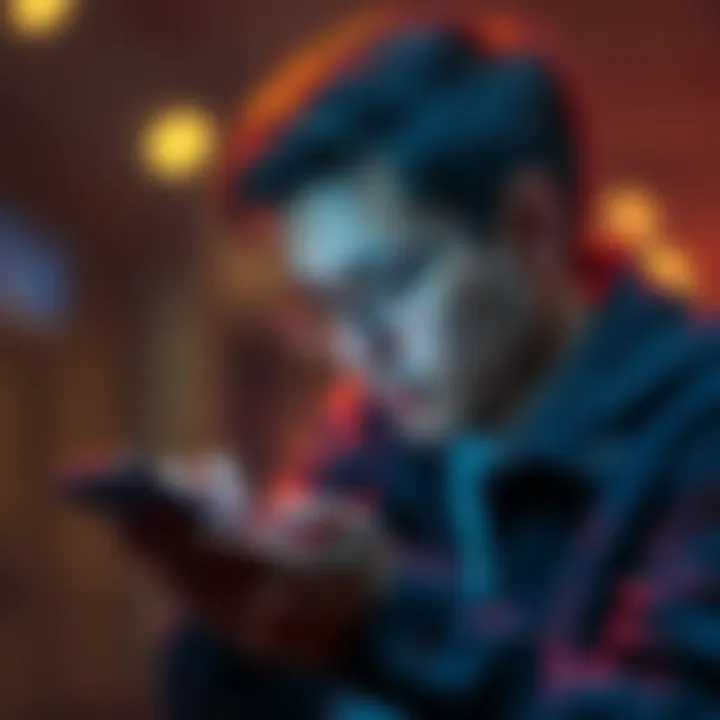 A person looking frustrated while texting on their phone, symbolizing dissatisfaction with new messaging limits.