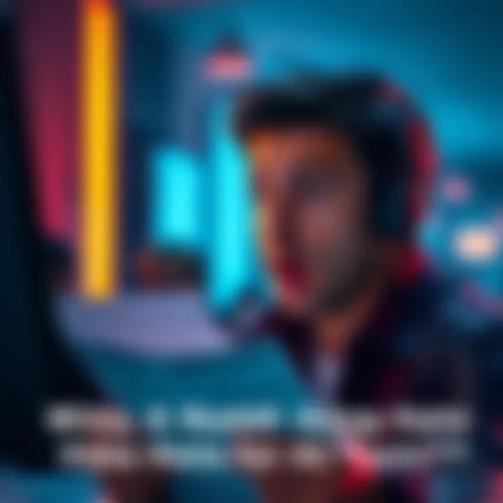 A person looks shocked while reading comments on a forum about an AI tool for movie recommendations.