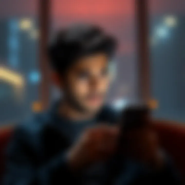 A frustrated person looking at a smartphone, considering deleting an app due to ongoing issues