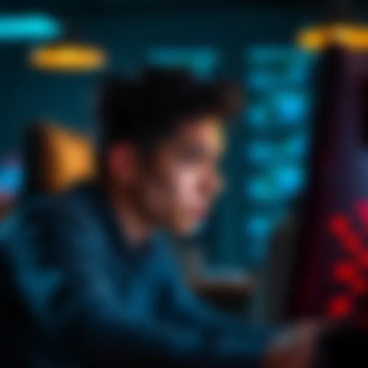 A person reflecting on their computer after losing an online account, looking disappointed and thoughtful.