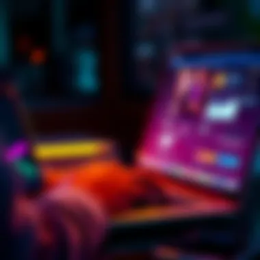 A person typing on a laptop, sharing their thoughts about Higgsfield on a user board discussion