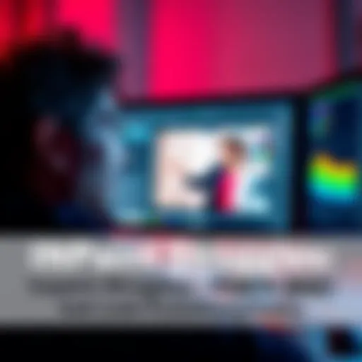 A person looking at a computer screen with a confused expression, showing editing software with unexpected changes