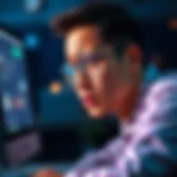 A person looking frustrated while chatting on a computer, symbolizing issues with simulated empathy in AI conversations.