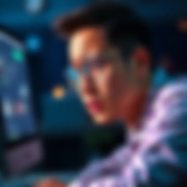 A person looking frustrated while chatting on a computer, symbolizing issues with simulated empathy in AI conversations.