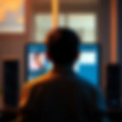 A person looks disappointed while turning away from a computer with ChatGPT on the screen, symbolizing their farewell to the platform.