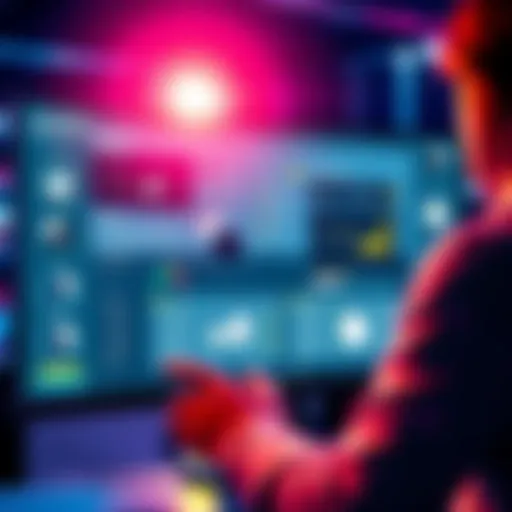 A person interacting with the AUTOMATIC1111 Forge UI on a computer screen, showcasing the interface and tools for model support.