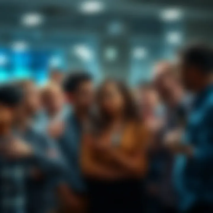 Users Discuss GPT-4o API Removal A group of people expressing their feelings about the removal of the GPT-4o API, with supportive gestures and engaged conversations.