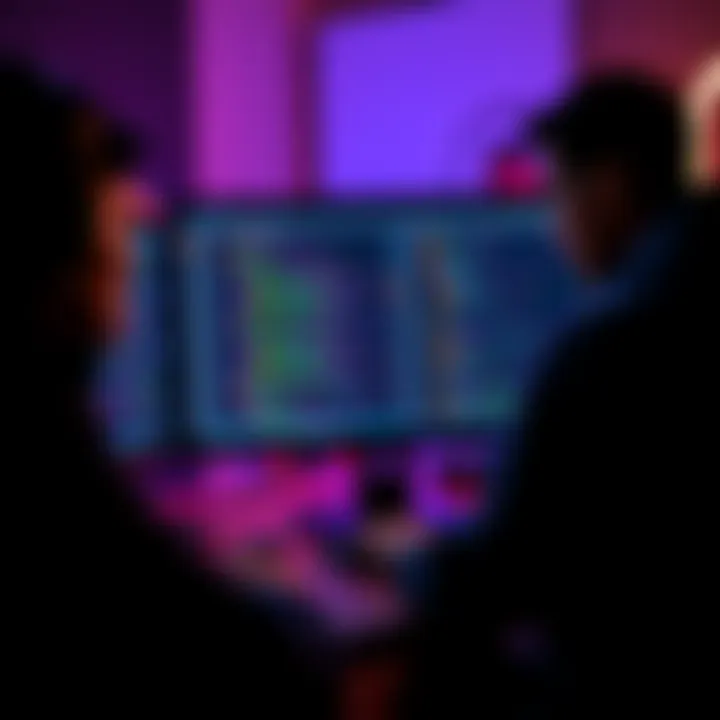 A game developer working with Verse in Unreal Engine, showcasing a coding interface on a computer screen