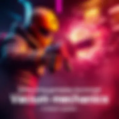Vacuum Mechanic Update Character using enhanced vacuum tool with vibrant sound waves and visual effects around it