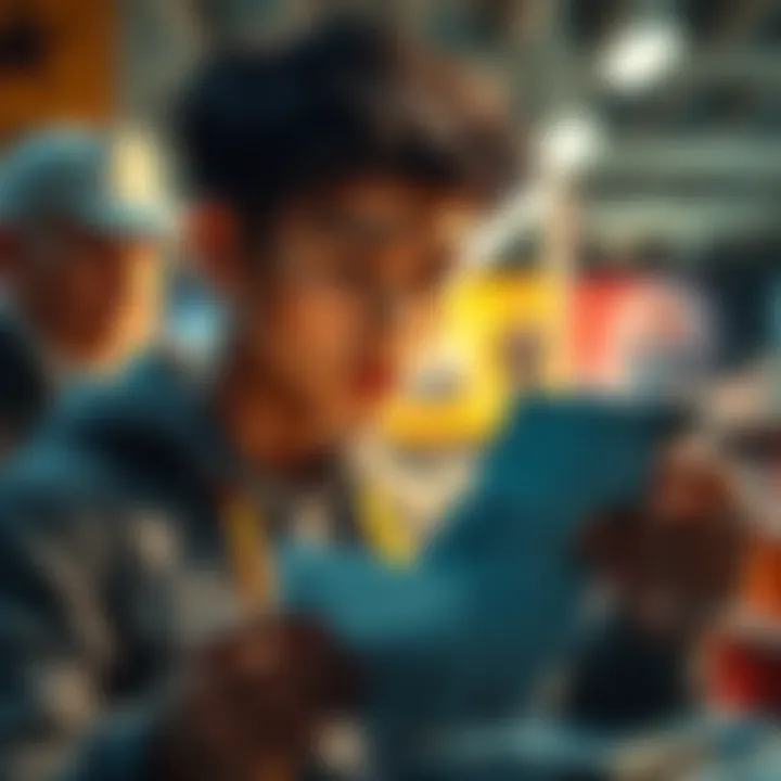 A person looking at receipts and comparing prices with a thoughtful expression, symbolizing the search for value in purchases.