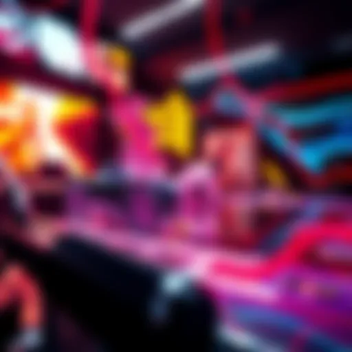 A vibrant scene showcasing digital art created using Veo 3 technology, featuring lifelike video and audio elements.