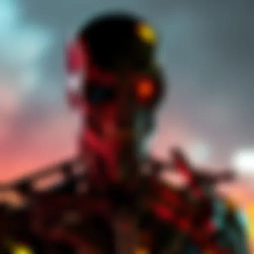 VFX artists editing a famous scene from the 1984 movie Terminator