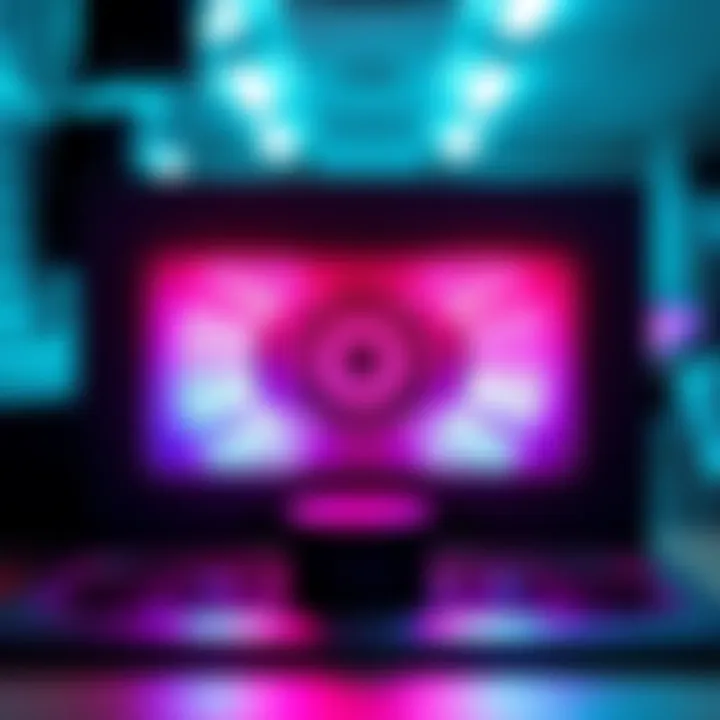 A retro-styled video playback showcasing 1980s VHS aesthetics with grain and color bleed.