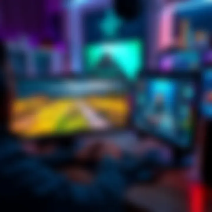 Person using a computer to enhance video quality on an RTX 5060 Ti graphics card