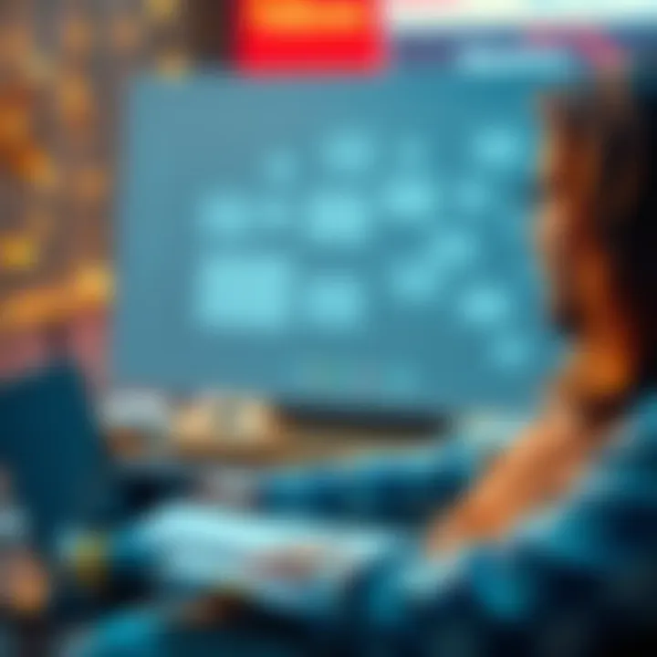 A person brainstorming video content ideas with a notebook and laptop.