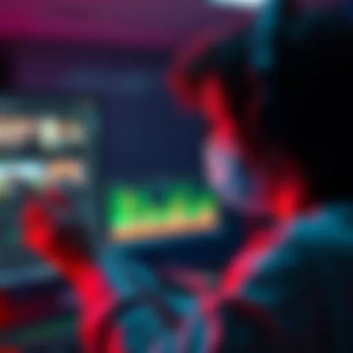 Person troubleshooting black spots in video editing software while merging clips