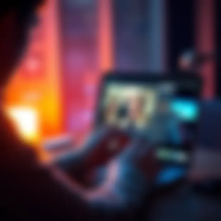 A person using software to extract the last frame from a video on a laptop.