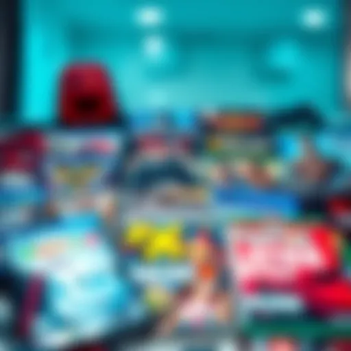 Different video game covers displayed together