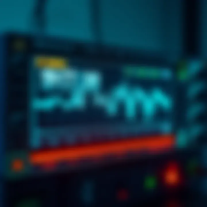 A display showing video frames being transformed into audio waveforms on an oscilloscope