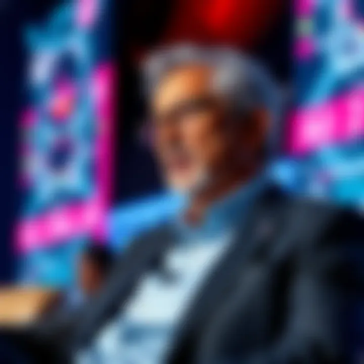 Vinod Khosla speaking at a conference about how AI may replace many jobs by 2030