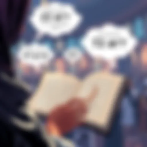 A visual representation showing a person reading religious texts with thought bubbles illustrating misconceptions about the 72 virgins claim in Islam.