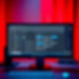 A computer screen displaying a visual scripting interface for branching dialogues in a game design program.