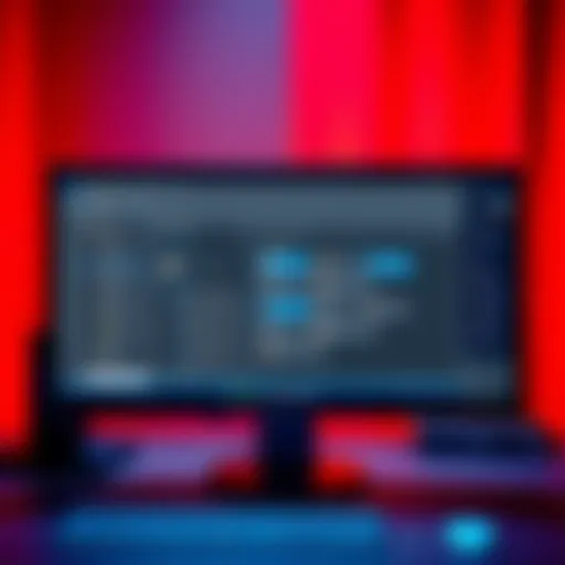 A computer screen displaying a visual scripting interface for branching dialogues in a game design program.