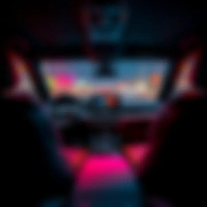 Inside view of Volkswagen's massive SUV showing large screens and modern design elements.