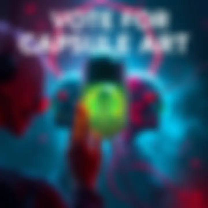 A collection of five capsule art designs representing the horror game 'The Infected Soul', showcasing different visual themes related to perception and neural implants.