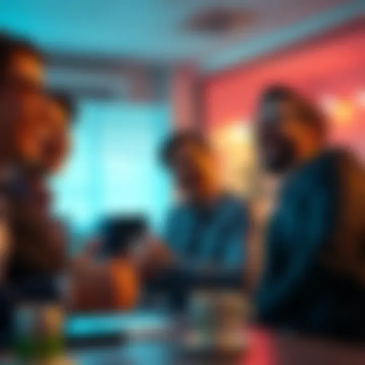 A humorous scene depicting people reacting to the Wan Office meme, showcasing laughter and excitement in an office setting.