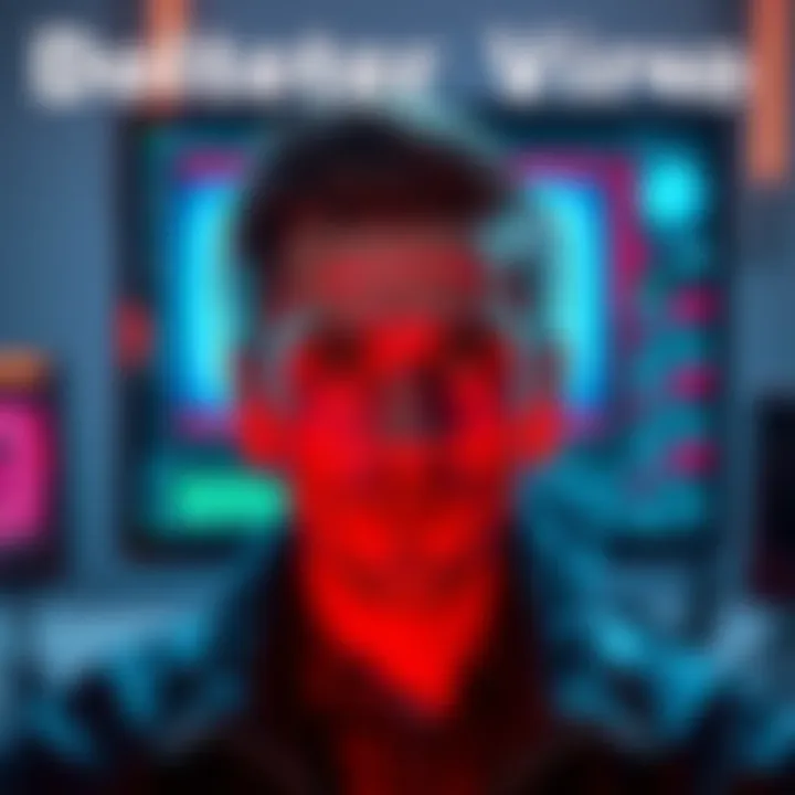 Wanderbots Deletes Video YouTuber Wanderbots looks concerned in front of a computer screen showing a deleted video icon