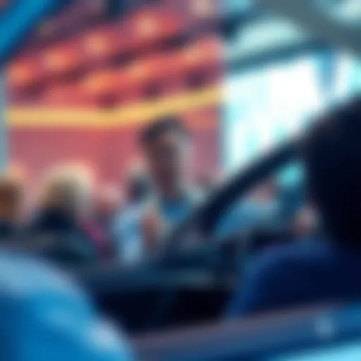 Waymo CEO explaining camera-only self-driving challenges at a conference