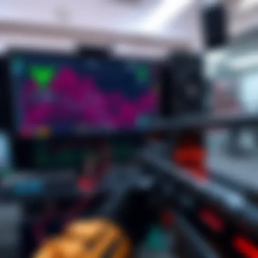 A screenshot showing a weapon in a game editor with unusual jiggly motion compared to a smooth export, highlighting the framerate problem.