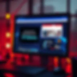 A graphic showing a computer screen displaying various webpages, some with AI characteristics highlighted, representing the rise of AI in content creation.