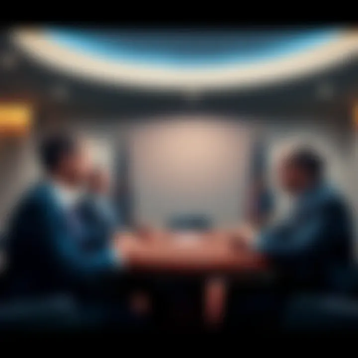 Mark Zuckerberg and Google's CEO in a meeting with White House officials discussing Senate testimony support