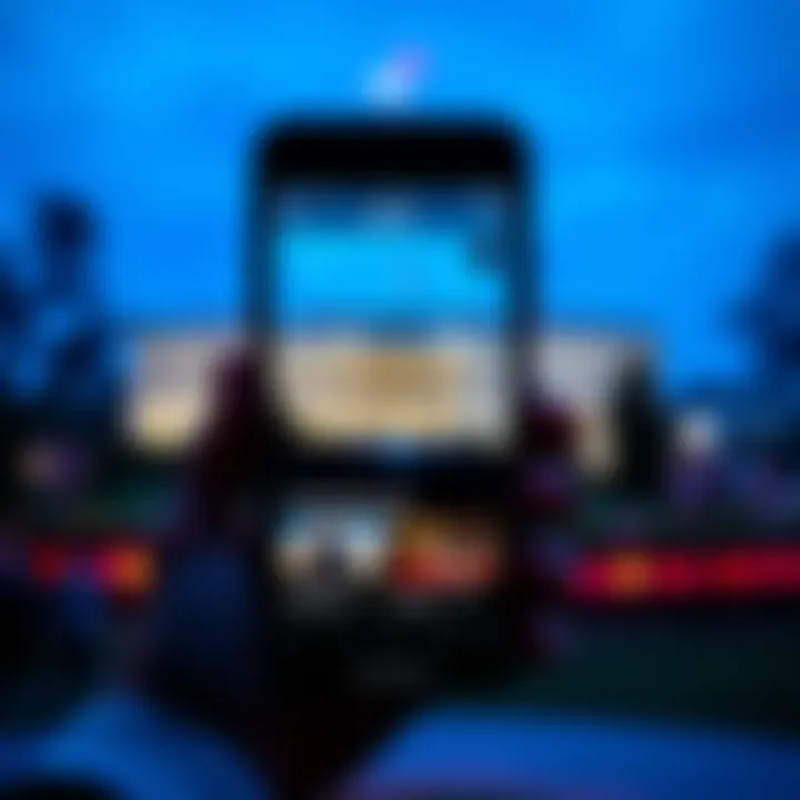 A smartphone displaying the White House App interface with news articles and images related to government updates.