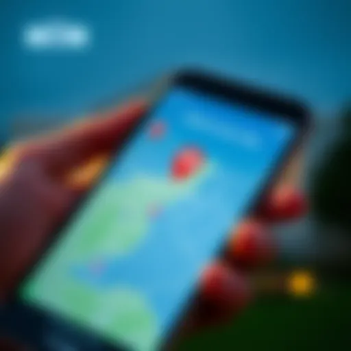 Close-up of a smartphone displaying the White House app with a map and location pin icon, indicating location tracking every few minutes.