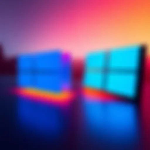 Logos of Windows 10 and Windows 11 displayed side by side, highlighting support extension concerns.