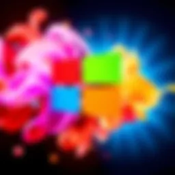 Microsoft logo with a message about Windows 12 not releasing this year and future AI plans