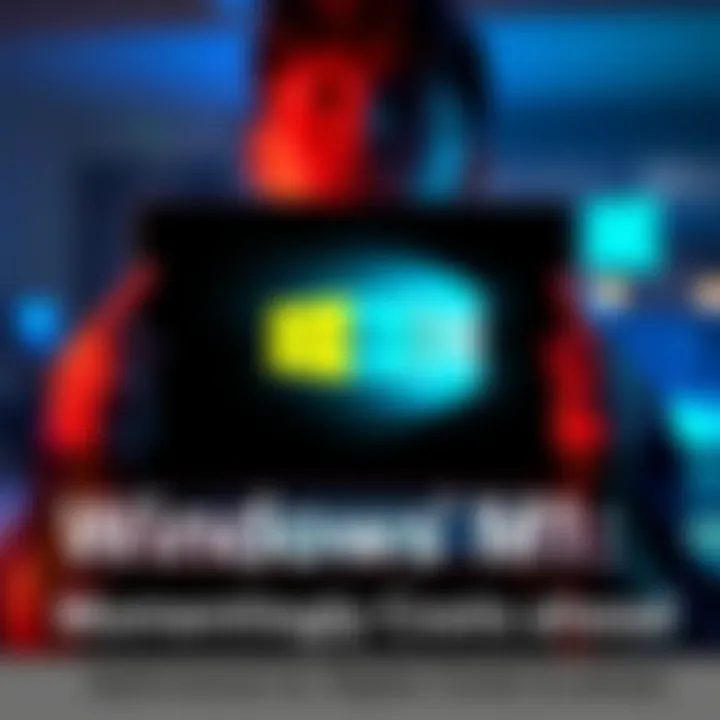 A person holding a laptop displaying Windows logo with anticipation on their face, signifying new technology and higher costs ahead.