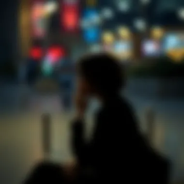 A woman sitting alone, looking contemplative with a distant expression, reflecting on life's questions and responsibilities.