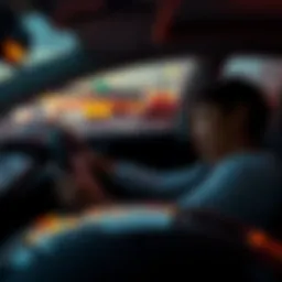 A woman is seen unconscious at the wheel of a Tesla driving on the highway, illustrating a potential safety issue.