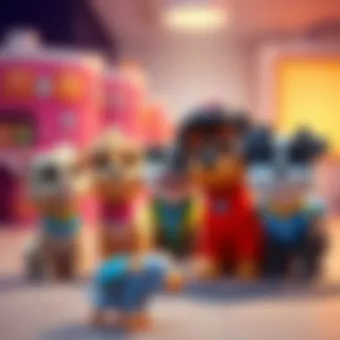 A colorful animation transformed into the Wonder Pets style, featuring cute animal characters working together to solve problems.