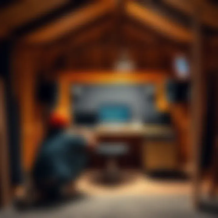 A builder shows a functional RAM setup inside a shed, highlighting their innovative skills and future project plans.