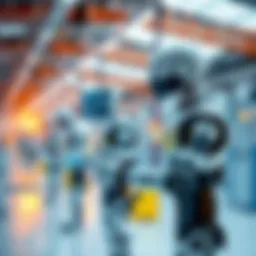 Xiaomi's humanoid robots functioning as interns in an electric vehicle factory, assisting in production tasks.