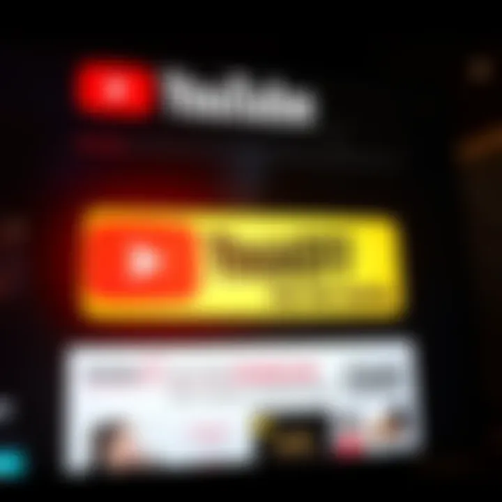 A YouTube advertisement featuring a fake coupon, with an alert symbol indicating concern, showing users questioning ad quality.