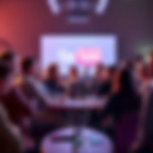 A group of people engaging in a lively debate over comments in the YouTube comment section, highlighting online conversations about trends.
