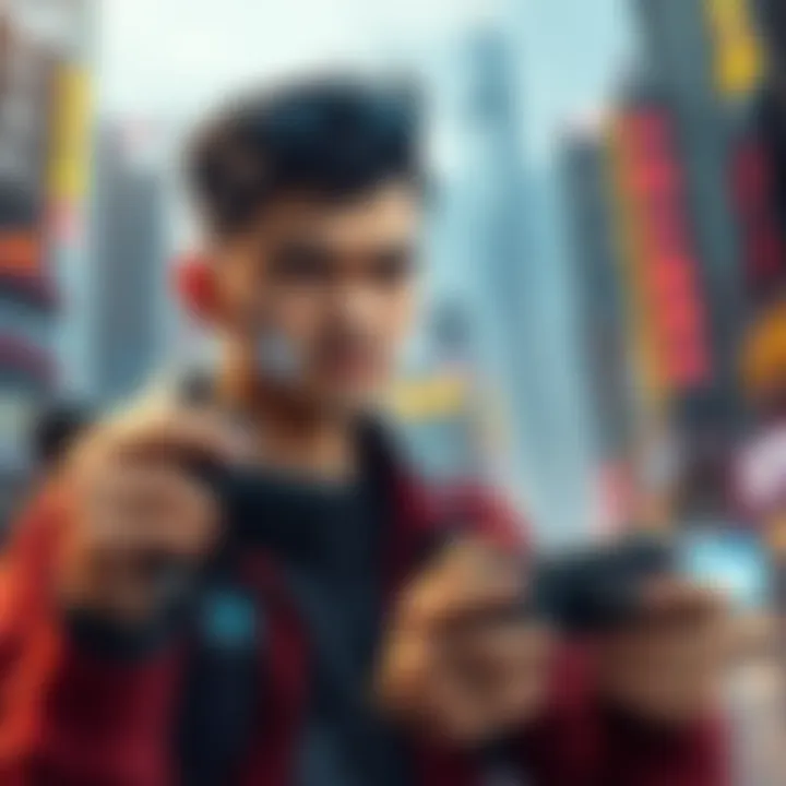 A YouTuber frowning while reviewing the game Hong Kong 2097 with a gaming controller in hand.